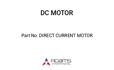 DIRECT CURRENT MOTOR