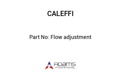 Flow adjustment