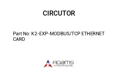 K2-EXP-MODBUS/TCP ETHERNET CARD