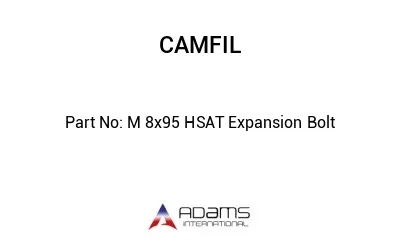 M 8x95 HSAT Expansion Bolt