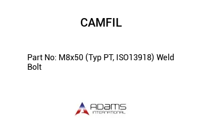 M8x50 (Typ PT, ISO13918) Weld Bolt