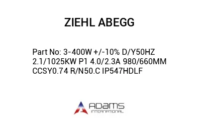 3-400W +/-10% D/Y50HZ 2.1/1025KW P1 4.0/2.3A 980/660MM CCSY0.74 R/N50.C IP547HDLF