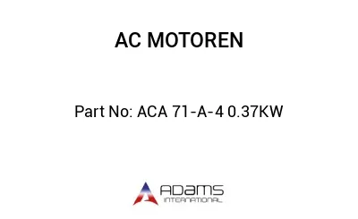 ACA 71-A-4 0.37KW