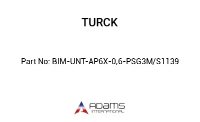 BIM-UNT-AP6X-0,6-PSG3M/S1139