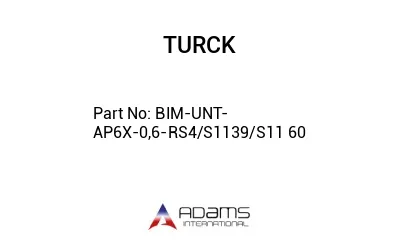 BIM-UNT-AP6X-0,6-RS4/S1139/S11 60