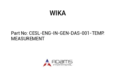 CESL-ENG-IN-GEN-DAS-001-TEMP. MEASUREMENT