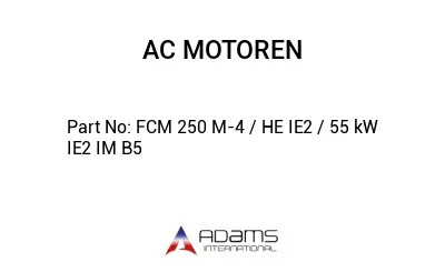 FCM 250 M-4 / HE IE2 / 55 kW IE2 IM B5