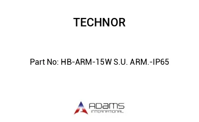 HB-ARM-15W S.U. ARM.-IP65