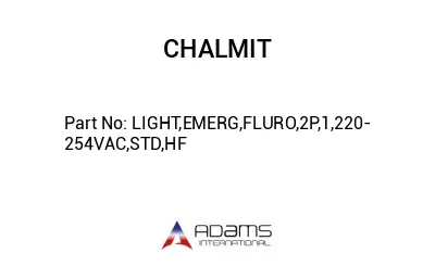 LIGHT,EMERG,FLURO,2P,1,220-254VAC,STD,HF