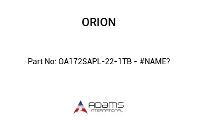 OA172SAPL-22-1TB - #NAME?