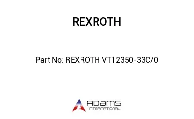 REXROTH VT12350-33C/0