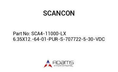 SCA4-11000-LX 6.35X12.-64-01-PUR-S-707722-5-30-VDC