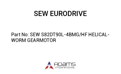 SEW S82DT90L-4BMG/HF HELICAL-WORM GEARMOTOR