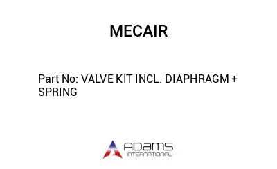 VALVE KIT INCL. DIAPHRAGM + SPRING