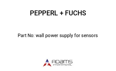 wall power supply for sensors